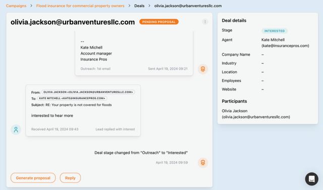 AskToSell redesigned conversation interface